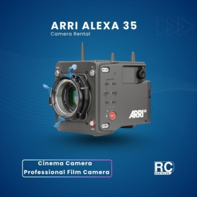 ARRI Alexa 35 Front View ARRI Alexa 35 cinema camera rental in Egypt Saudi Arabia Dubai front view
